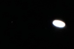 Saturn with Tethys and Enceladus from Heather D